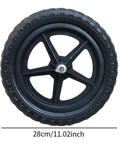 Two 11 Inch Non Inflatable Balance Bike Replacement Wheels For Kids Kid Friendly Lightweight Durable Pentagram Hub