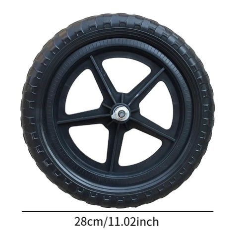 Two 11 Inch Non Inflatable Balance Bike Replacement Wheels For Kids Kid Friendly Lightweight Durable Pentagram Hub