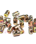 Beefy 20 Piece M6 Pozidriv Slotted Barrel Nuts Cross Dowels For Furniture Beds Cribs And Chairs Zinc Plated 15mm Long