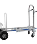 Heavy Duty 2 In 1 Convertible Platform Cart Aluminum Alloy Folding Hand Truck With Stair Climbing Wheels and Badass Maneuverability.