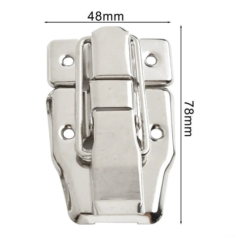 Tough As Nails Heavy Duty Toggle Latch Case Catch for Toolbox Suitcase Trunk Chest Lift Off Buckle Clasp Silver 2 Pack 78x48mm