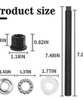 Heavy Duty Crank Pulley Installer Tool For LS Harmonic Balancer On GM LS V8 Engines 1998 and Up with product size measurements visible