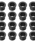 Front Upper And Lower A Arm Bushing Kit For Raptor 350 And Warrior 350 ATV Heavy Duty Replacement, showing 16 black bushings