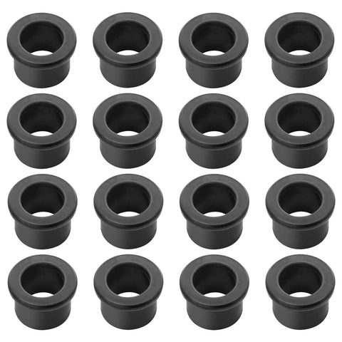 Front Upper And Lower A Arm Bushing Kit For Raptor 350 And Warrior 350 ATV Heavy Duty Replacement, showing 16 black bushings