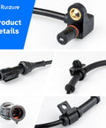 Front Abs Wheel Speed Sensor Left And Right Pair Set For Four Wheel Drive Ford Super Duty Trucks Built Tough Rig Ready Smooth Swap Heavy Duty Workhorse Oem Replacement Kit detailed images showing connectors and wiring.