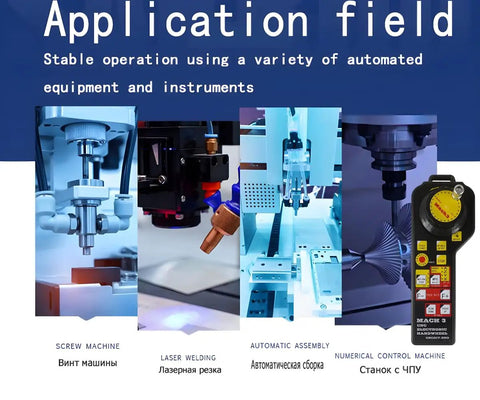 Application field of MPG Pendant CNC Controller For Mach3 with 4 Axis Handwheel, suitable for various automated equipment and instruments.