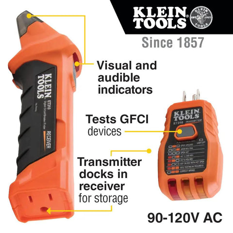 All In One Electrical Tester Kit with Circuit Breaker Finder GFCI Receptacle Tester Multimeter NCVT Non Contact Voltage Tester