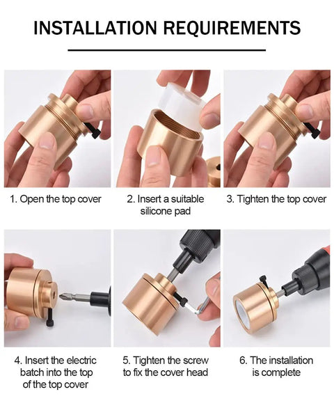 Heavy Duty Go To Handheld Electric Bottle Capper Delivers Knockout Torque For Hassle Free Cap Sealing On Beverage Bottles 10 To 50 mm Sweet Fit 220V Power