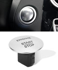 Push Start Button Cover Ignition Switch 2215450714 Compatible With Mercedes Benz close-up on dashboard and separate view