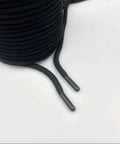 Close-up of Two Pack Soft Cotton Rope Set 32 Feet Each 8mm Diameter Multipurpose Black Workhorse For DIY Projects Home Decor Craft
