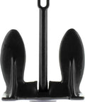 Beefy Heavy Duty Boat Anchor For Small Boats And Kayaks With Fluke Dig In Action, Black Vinyl Coating, 28 Lb, great for pontoons
