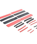 Heavy Duty 150 Piece Heat Shrink Tubing Kit With Black And Red Polyolefin Wire Cable Sleeves For Tough Insulation Jobs Plus Dual Color Organization To Make Wiring A Breeze And Keep Things Straight Without Any Slipping, black and red sizes