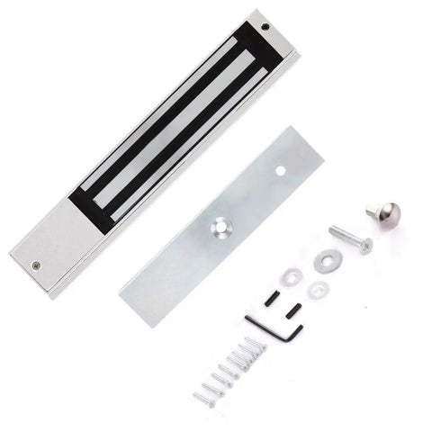 400 Lb Electromagnetic Lock For Access Control Systems With 12V DC Power LED Status Indicator Fail Safe Door Lock For Commercial And Residential Security Workhorse Mag Lock For High Traffic Doors with mounting hardware