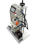 Dual Head Automatic Vacuum Capping Machine For Glass Jars Bottle Sealer with touchscreen and foot switch controls, 110V.