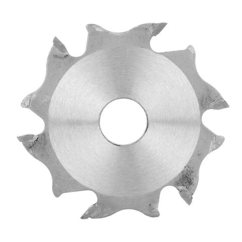 4 Inch Carbide Biscuit Jointer Blade Saw Cutter heavy duty replacement for plate joiner woodworking tools with multiple cutting edges.