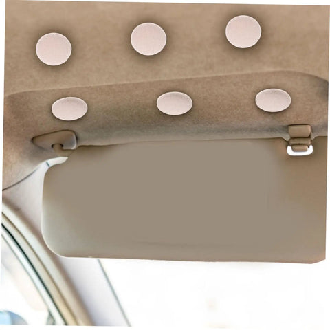 Headliner Tacks for Car Roof Liner Repair Kit, 150 Pcs Set installed in beige car interior ceiling