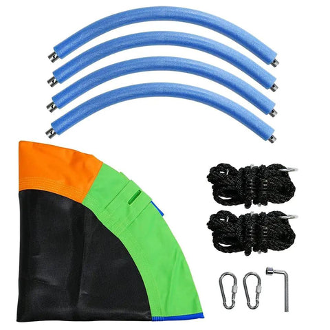 40 Inch Saucer Tree Swing With Large Rope Swing Seat And Platform For Kids And Friends Outdoor Backyard Swing Set parts and tools included