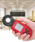 Handheld Illuminance Meter With Digital Lux Readout For Accurate Lighting Measurements, Portable Illuminometer With LCD Display