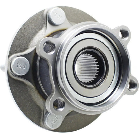 Front view of Rear Wheel Bearing And Hub Assembly For CX5 2013 2014 2015 2016 2017 No Fuss Swap Wheel Hub Replacement Kit 1 Pack