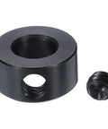 Four Piece Set Screw Shaft Collars For Three Eighths Inch Bore, Three Quarters Inch Outside Diameter, heavy duty carbon steel