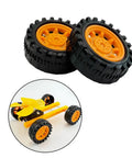 30 Piece Plastic Wheel Set With Round Rod Shafts For RC Model Cars And DIY Builds Includes 34mm Wheels 12mm Thick And 2mm Shafts Durable Plastic Wheels