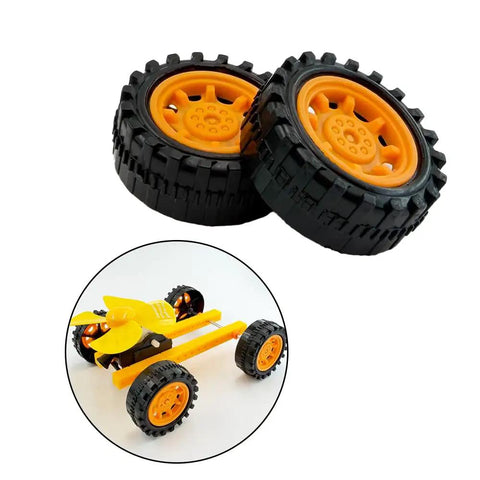 30 Piece Plastic Wheel Set With Round Rod Shafts For RC Model Cars And DIY Builds Includes 34mm Wheels 12mm Thick And 2mm Shafts Durable Plastic Wheels