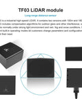 TF03-180 Industrial High Speed Lidar Sensor Outdoor IP67 100m Long Range Single Point Ranging Finder Module RS485 RS232