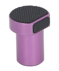 Purple Aluminum Bench Dog Set 4 Pieces 19mm Non Slip Table Stops for Woodworking, showing a single bench dog with anti-slip pad.