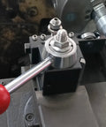 Turning And Facing Lathe Tool Holder Set For Quick Change Tool Post Includes Four Tool Holders And One Lathe Burnishing And Rolling Tool