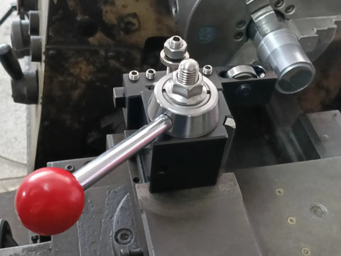 Turning And Facing Lathe Tool Holder Set For Quick Change Tool Post Includes Four Tool Holders And One Lathe Burnishing And Rolling Tool