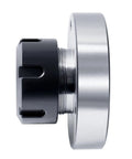Side view of ER 32 Collet Chuck With 80mm Baseplate And 0.0016 Inch Concentricity Backplate for CNC Milling Lathe Tool