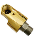Brass 360 Degree Swivel Rotary Joint 1/2 Inch Right Thread Water Oil Air Union Coupling For Hydraulic Equipment And Piping, Heavy Duty DN15 HD15 Ideal For Water Air Oil Lines In Construction And Industrial Machinery, brass swivel joint close-up