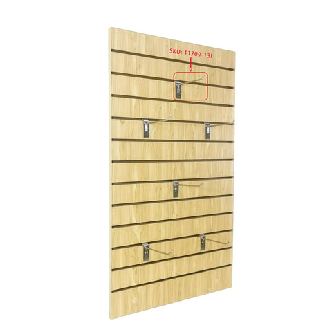 Maple Wood Grain Slatwall Panel For Retail Displays And Tool Organization 24 By 40 Inches Durable Wall Mounted Display Board