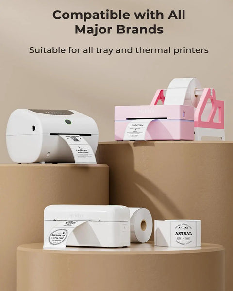 Zero Hassle Two Inch Circle Thermal Shipping Labels Built For Hustling Local Shops Seven Fifty Count Roll Features Smooth Paper Feed And Instant Adhesion Making Labeling Dead Simple Every Single Day