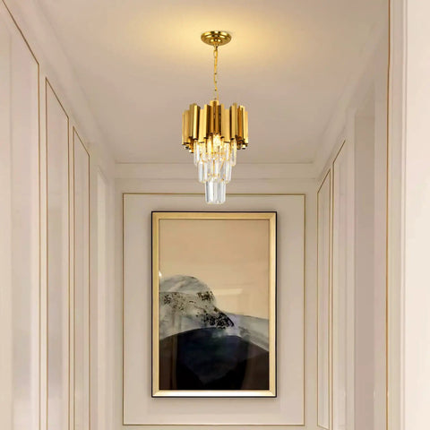 Modern 3 Light Crystal Pendant Chandelier For Dining Room And Kitchen Island With Dimmable Soft Glow And Lit K9 Crystals Ceiling Hanging Fixture