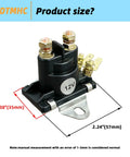 Beefed Up Two Pack 12V Trim Solenoid Starter Tilt Trim Pump Relay Solenoid For Outboard Motors dimensions illustration