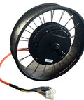 5000W Fat Bike Hub Motor Wheel For Electric Bicycle Ebike, 72V Brushless Rear Motor, 190mm Dropout, 20x4.0 Tire, 100mm Rim