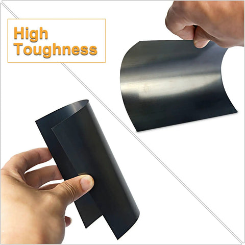 Pro Grade Spring Steel Shim Set In 1095 Steel, Assorted Thicknesses 0.004, 0.008, 0.015, 0.02, 0.024, 0.03 in, 6x6 Inch Polished