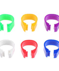 Colorful 200Pcs Pigeon Leg Rings Set For Easy ID Of Pigeons Parrots And Small Birds Colorful Clips Durable Lightweight For Poultry Use