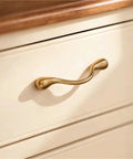 Antique Style Chrome Furniture Handles And Cabinet Knob Set For Drawers, Wardrobe, And Closet Doors, Smooth Openers on a drawer