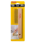 Steel Brush Comb For Cleaning And Conditioning Paint Brushes Pro Grade Tool To Quickly Clean Bristle Nap Shine Tips And Restore Brush Life Durable Metal Grooming Accessory For DIY Painters; packaged brush comb
