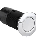 Straight Up Solid Round Zinc Alloy Push Button Cabinet Lock Automatic Push To Close Hardware for boat and RV doors, 18mm button