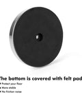 Freestanding Toilet Paper Holder With Four Roll Reserve SUS304 Stainless Steel base with felt pad, rust resistant and durable