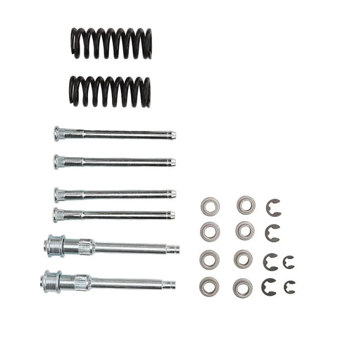 Door Hinge Repair Kit For Chevy S10 S15 Sonoma Jimmy Bravada Trucks Beefy Metal Hinge Pin Tool With Spring Replacement Pin And Bushing Repair Kit For Front And Rear Doors Keeps Your Ride Opening Smooth And Quiet. metal pins, springs, bushings, clips