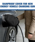 Tough Universal EV Charger Port Cover With A Rock Solid Magnetic Grip And Waterproof Weather Shield covering charging socket
