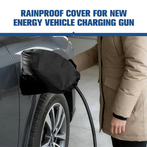 Tough Universal EV Charger Port Cover With A Rock Solid Magnetic Grip And Waterproof Weather Shield covering charging socket
