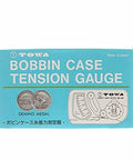 Towa3 M Bobbin Tension Gauge For M Style Bobbins Embroidery And Quilting Tool packaging showing product image and Deming Medal