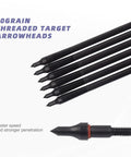 16 Inch Mini Crossbow Arrows Carbon Bolts Set Of Six For Pistol Crossbows Micro Diameter Design With Target Arrowheads