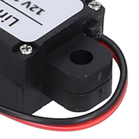 Compact 12V Mini Linear Actuator With No Fuss Operation Aluminum Tube Frame, close-up of 12V motor and wiring.