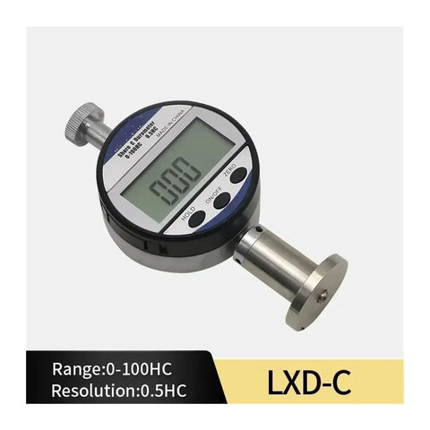 Hassle Free Digital Durometer For Dead Nuts Accurate Shore A To D Hardness Checks On Rubber Plastic Leather And Multi Resin Gear With Sharp LCD Screen And Portable Pocket Shape Design We Really Dig, showing LCD display and measurement probe.